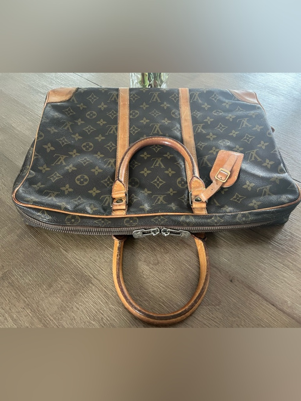Louis Vuitton Monogram Porte Canvas Briefcase - Men/Women